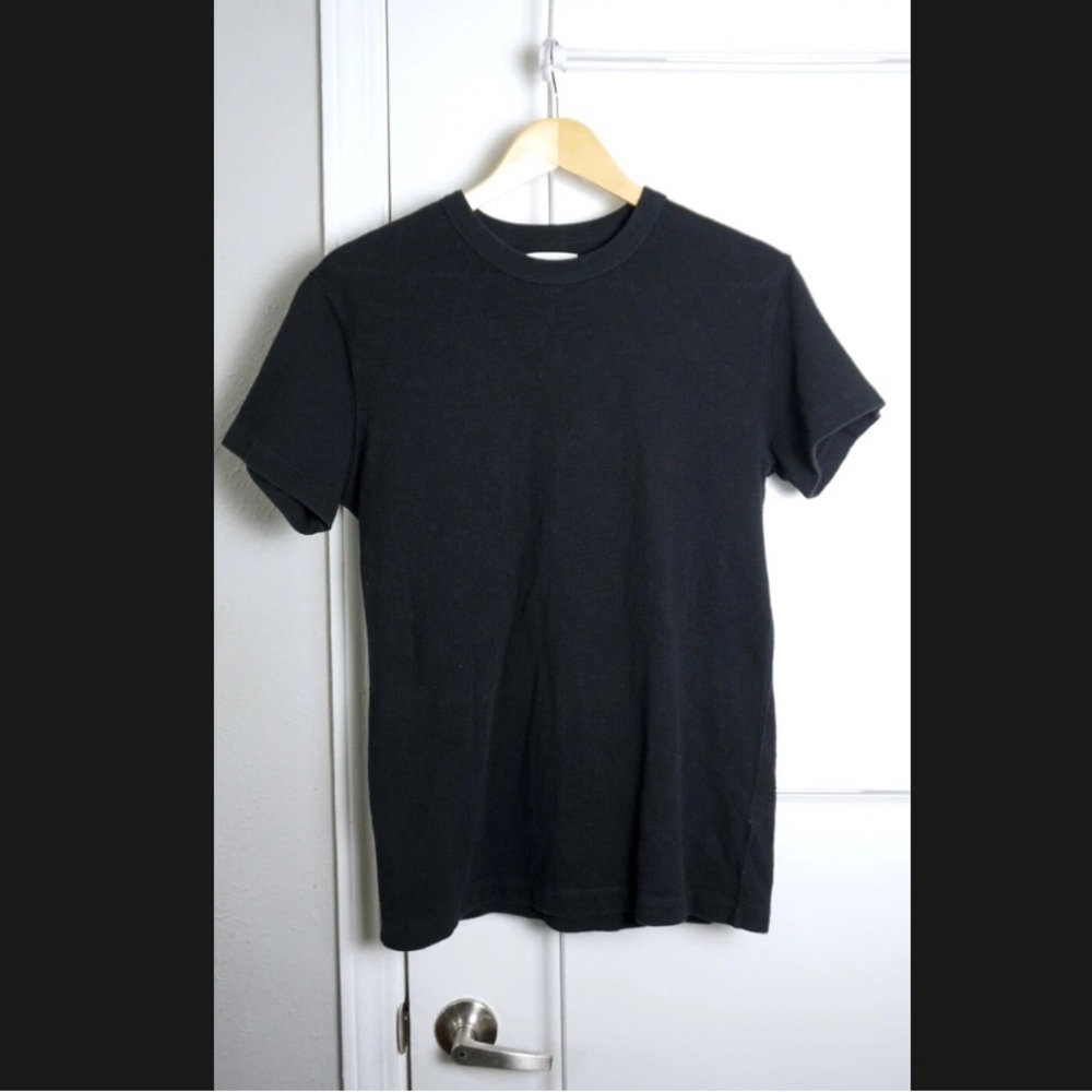 Buck Mason Field Spec T-Shirt Men Black Heavy Cotton Short Sleeve Rugged - XS